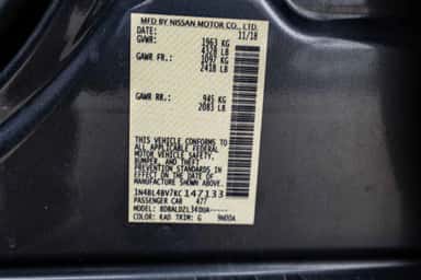 2019 NISSAN ALTIMA view 10