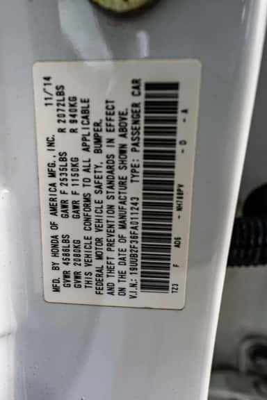 2015 ACURA TLX view 26