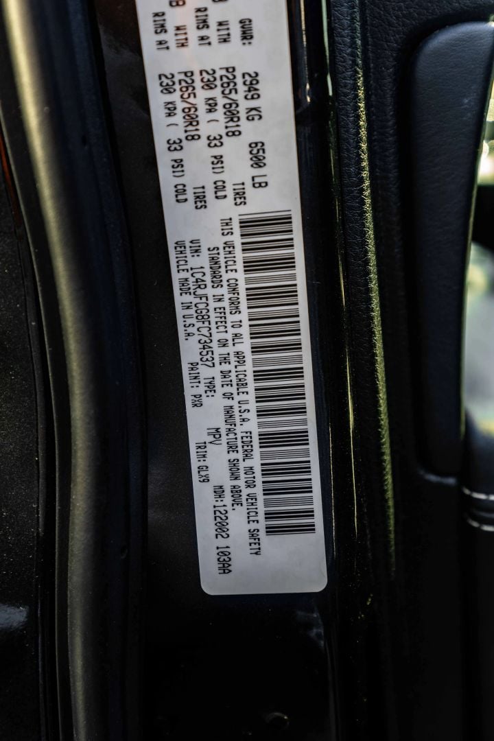 2015 JEEP GRAND CHEROKEE