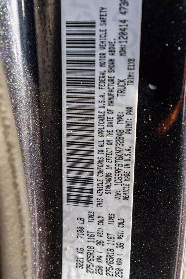 2019 RAM 1500 QUAD CAB